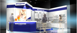 ミキハウス様ブース